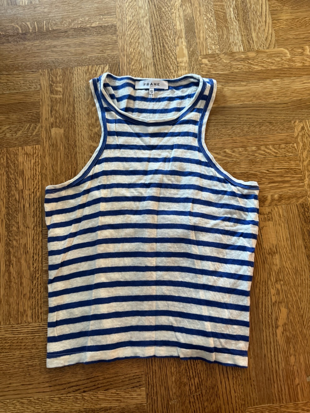 FRAME striped racer tank xs